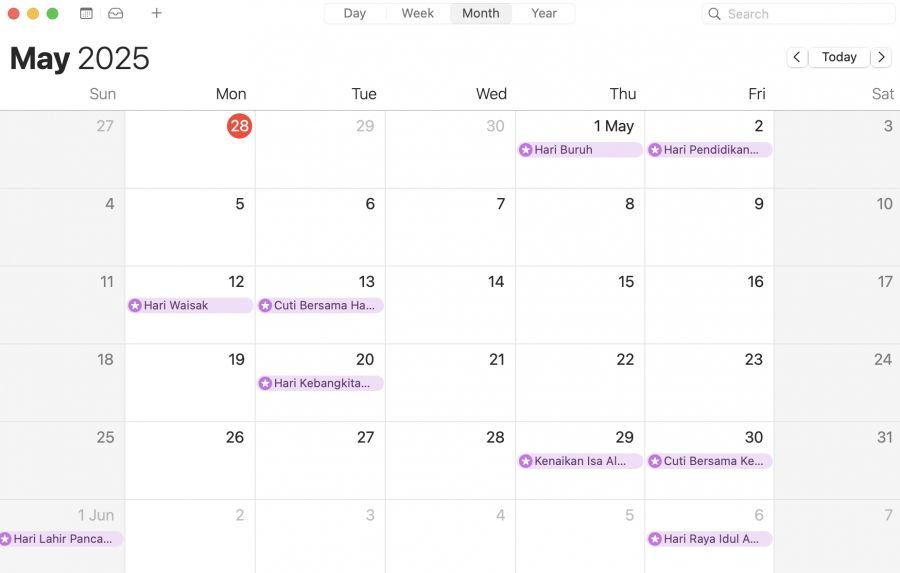 Libur Panjang Mei 2025: Catat Tanggal Merah dan Cuti Bersama yang Menanti