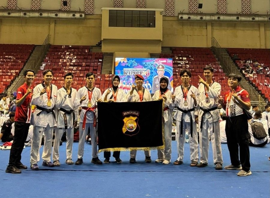 Polda Bengkulu Gemilang di Kapolri Cup 2025: Bawa Pulang 12 Medali dari Arena Taekwondo Nasional!